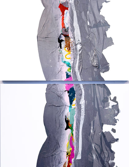 Canyon of Great Acceleration, vertical diptych, 2024