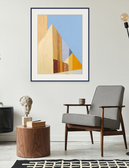 Abstract City Narrow Hahnemühle Photo Rag Print
