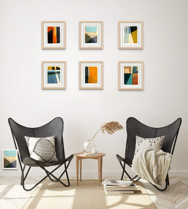 Abstract City Narrow Original (Physical) Art