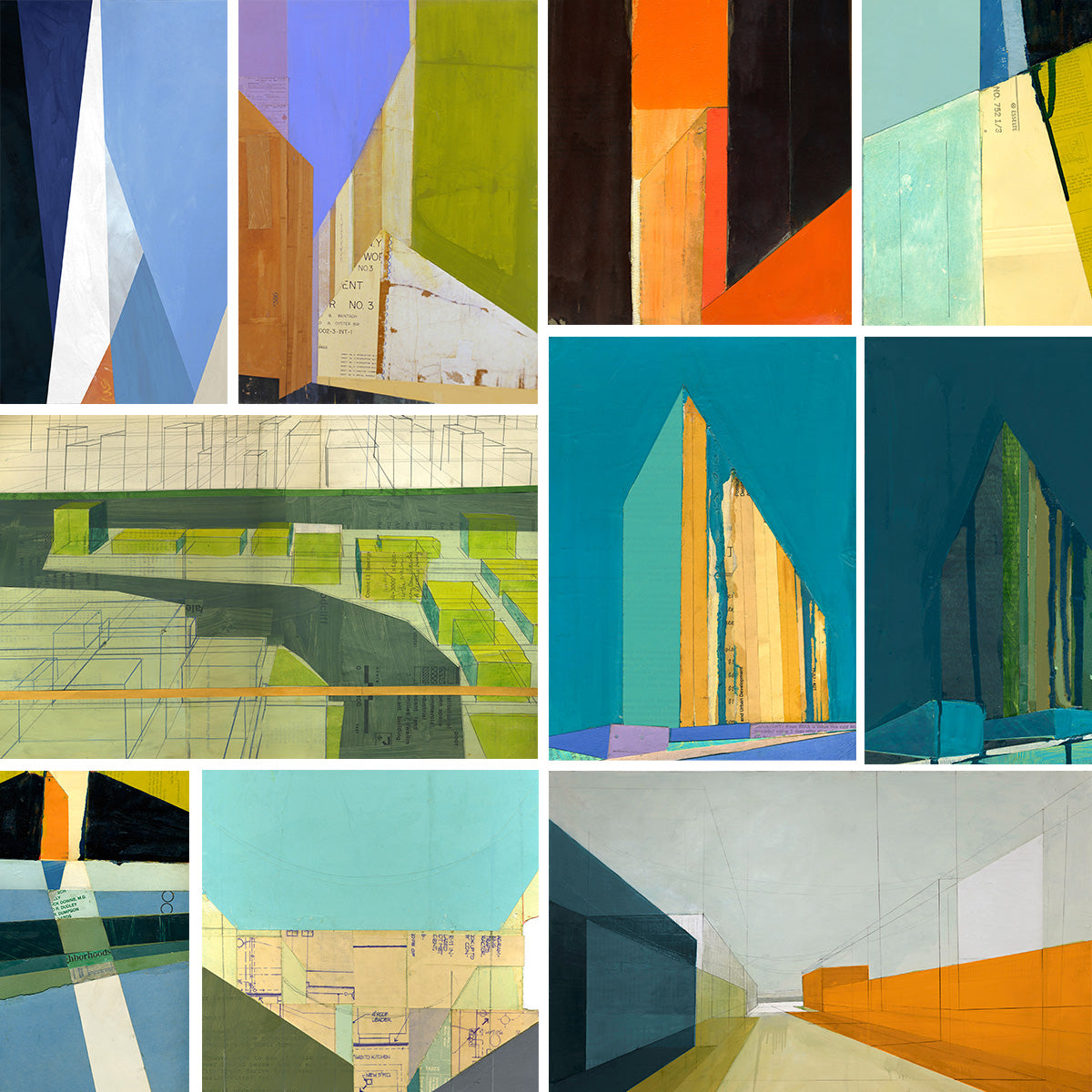 Geometric Cities Licensable Digital images
