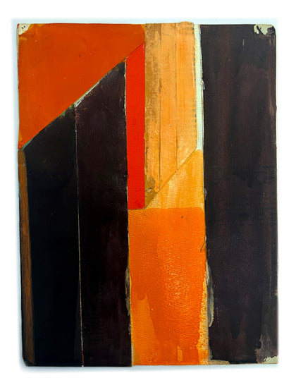 Abstract City Orange Original (Physical) Art