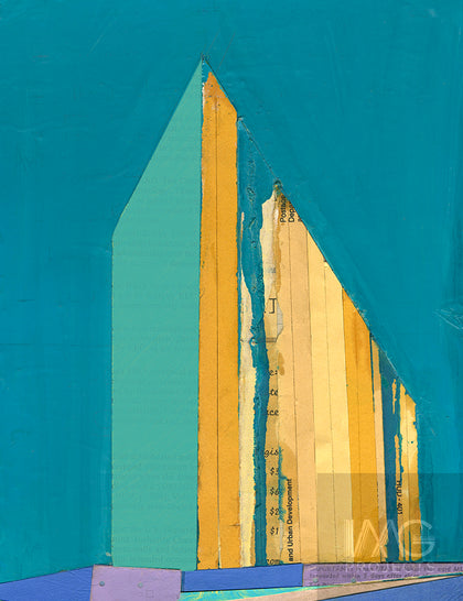 Abstract City Teal (Digital Download)