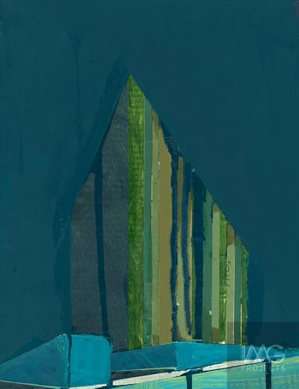 Abstract City Navy (Digital Download)